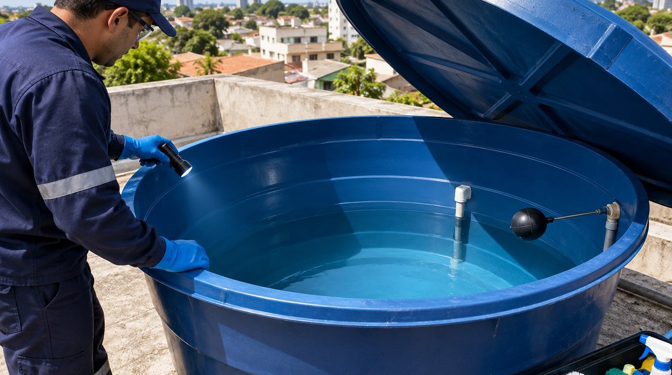 Caixa d'Água Abastecida em Santa Maria‑RS
