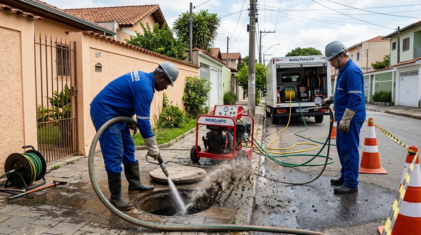 Hidrojateamento Residencial em Santa Maria‑RS