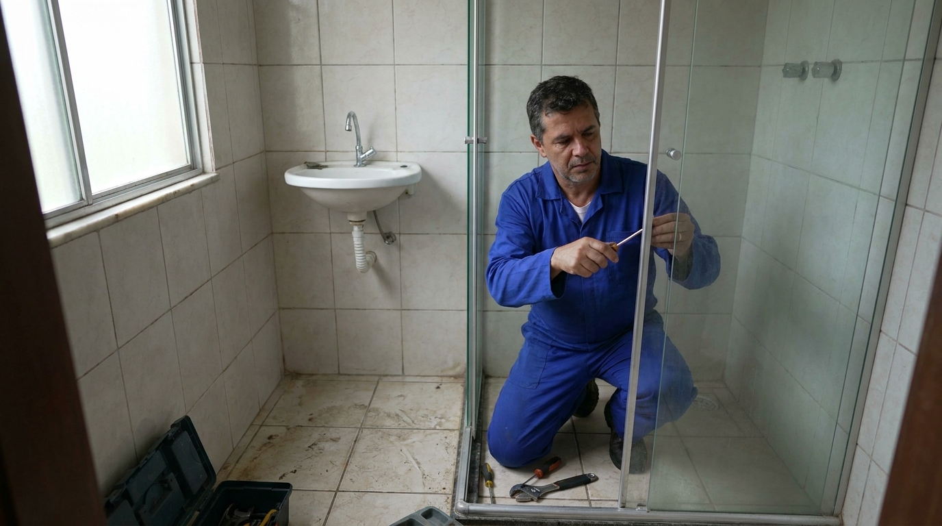 Troca de Roldanas e Trilhos em Santa Maria‑RS